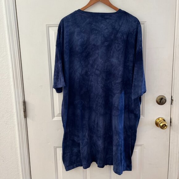 The Mountain Unisex Blue Tie-Dye Zombie Walking Dead Style Tee Shirt Sz 3XL - Picture 5 of 7